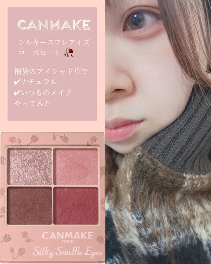 シルキースフレアイズ(マットタイプ)/キャンメイク/アイシャドウパレットを使ったクチコミ(1枚目)