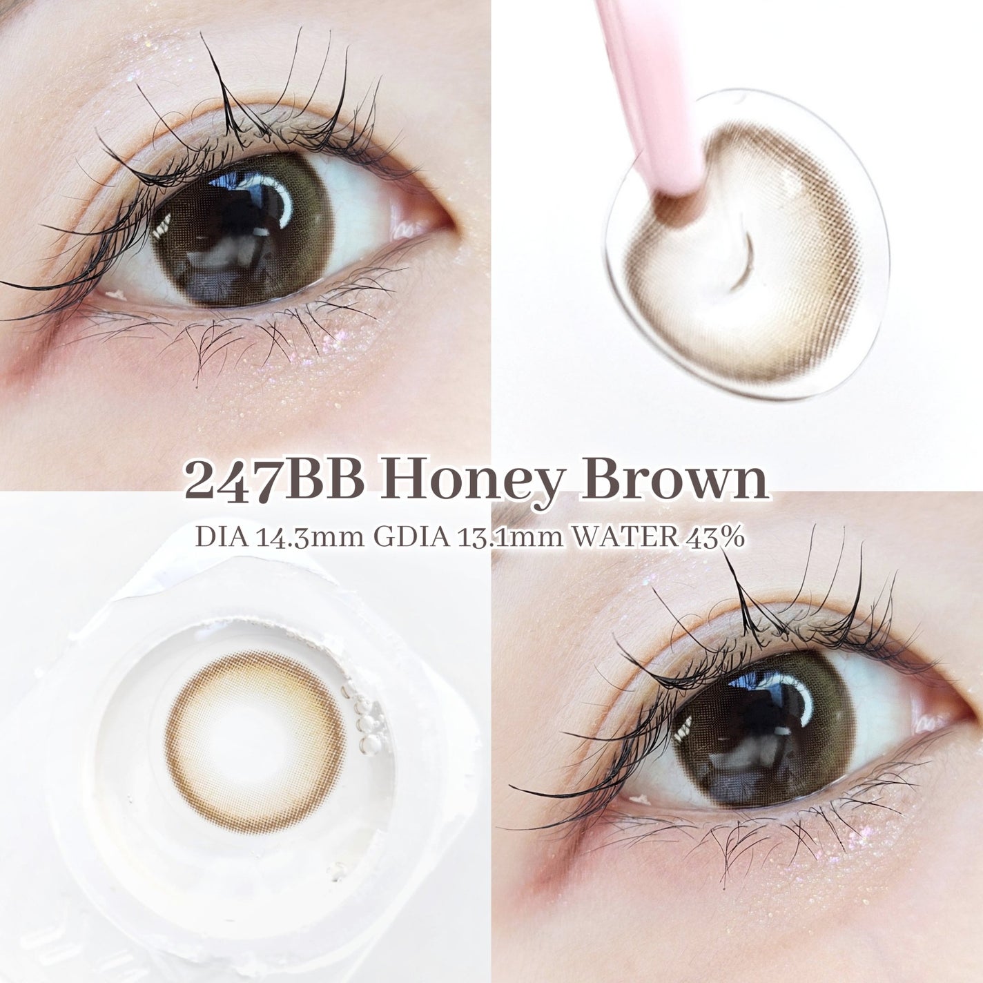 247BB 1day/ザピエル/ワンデー(1DAY)カラコンを使ったクチコミ(2枚目)