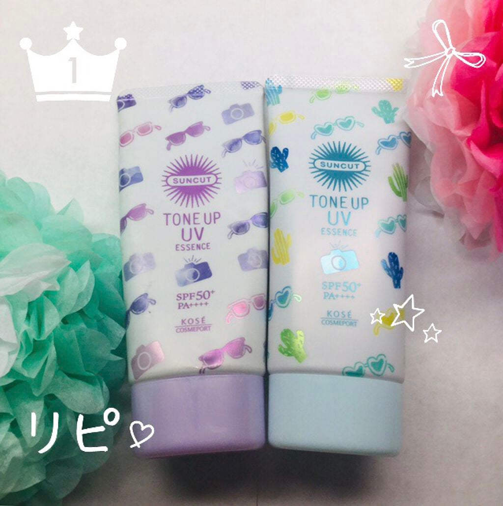 トーンアップUV エッセンス/サンカット®/日焼け止めローションを使ったクチコミ(1枚目)