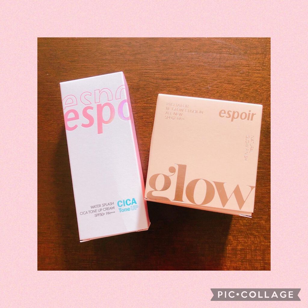 プロテーラービーグロウクッション(オールニュー)/espoir/クッションファンデーションを使ったクチコミ（1枚目）