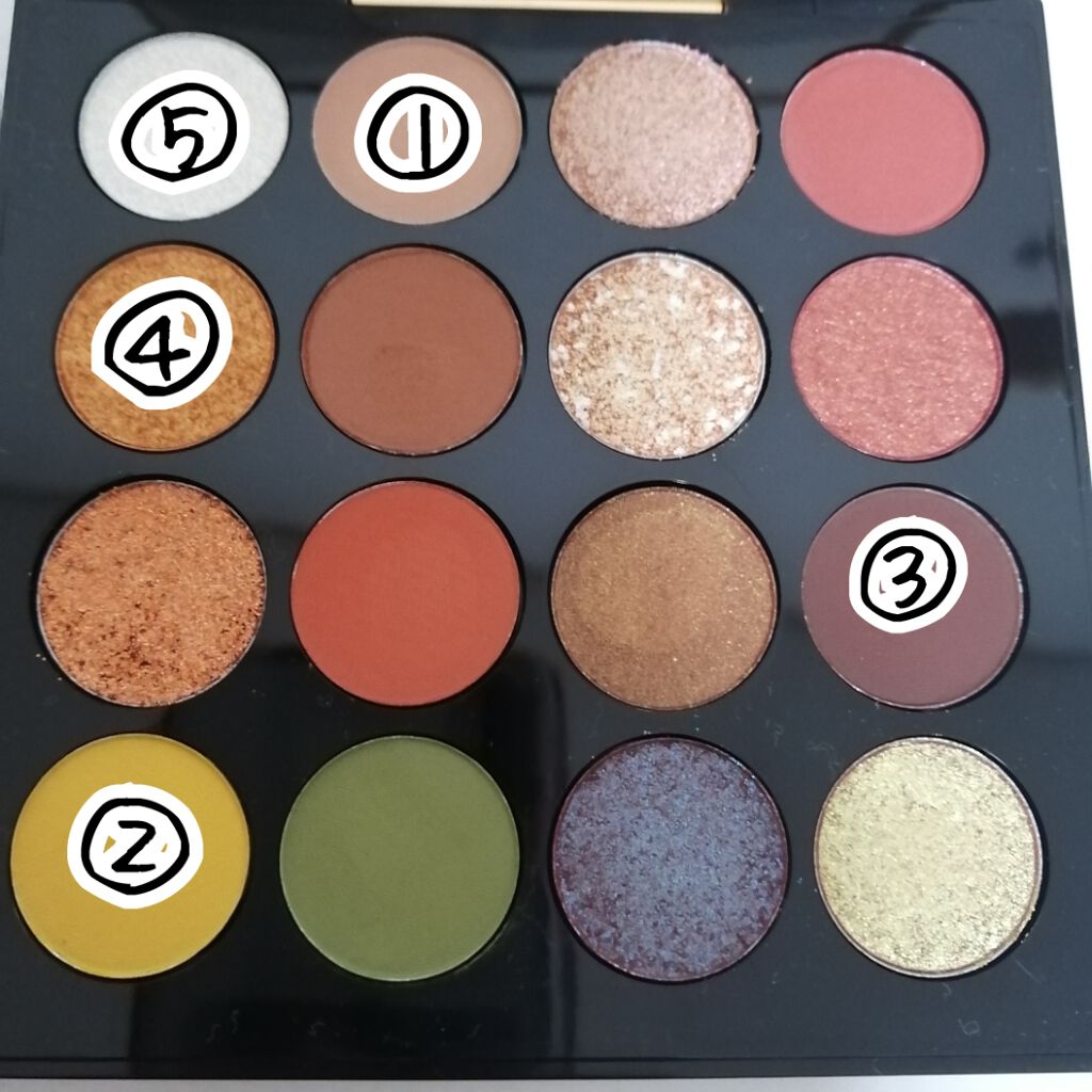 大英博物館 エジプトシリーズ アイシャドウパレット/ZEESEA/アイシャドウパレットを使ったクチコミ（2枚目）