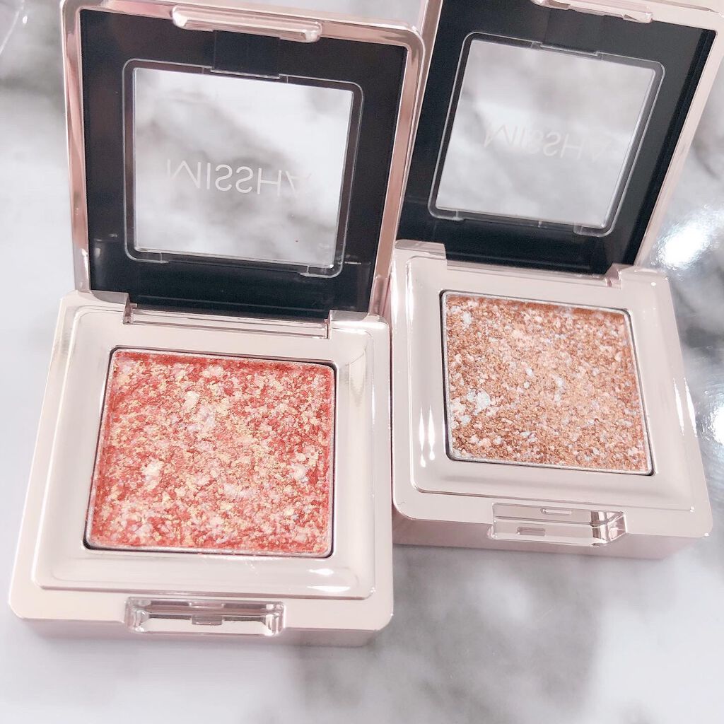 グリッタープリズム シャドウ/MISSHA/グリッターを使ったクチコミ(3枚目)