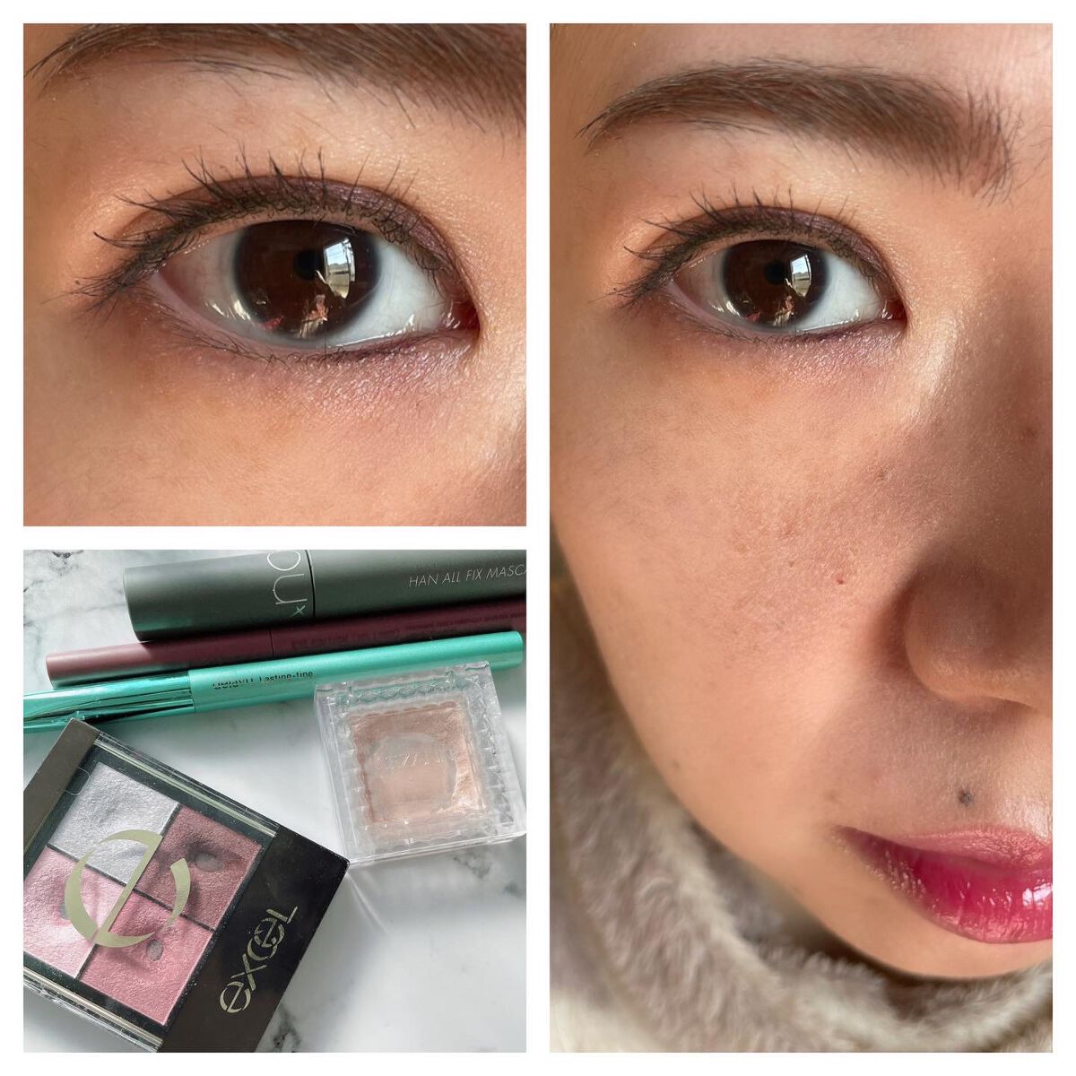 リアルクローズシャドウ/excel/アイシャドウパレットを使ったクチコミ（3枚目）