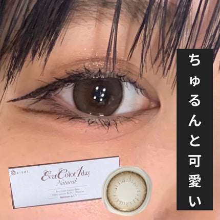エバーカラーワンデー ナチュラル/エバーカラー/ワンデー(1DAY)カラコンを使ったクチコミ(1枚目)