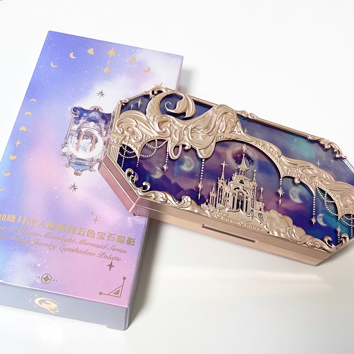 月光人魚シリーズ ジュエリーアイズ/FlowerKnows/アイシャドウパレットを使ったクチコミ(2枚目)