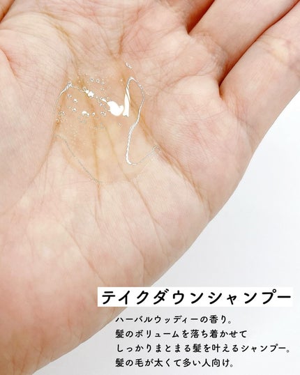&be テイクダウンシャンプー/&be HAIR/市販シャンプーを使ったクチコミ(2枚目)