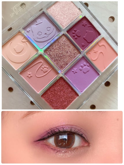 クォーツ 9色アイシャドウパレット(ドリームランドアイシャドウ)/ZEESEA/アイシャドウパレットを使ったクチコミ(1枚目)