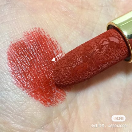 頤和園 コラボ 彫刻口紅/CATKIN/口紅を使ったクチコミ(4枚目)