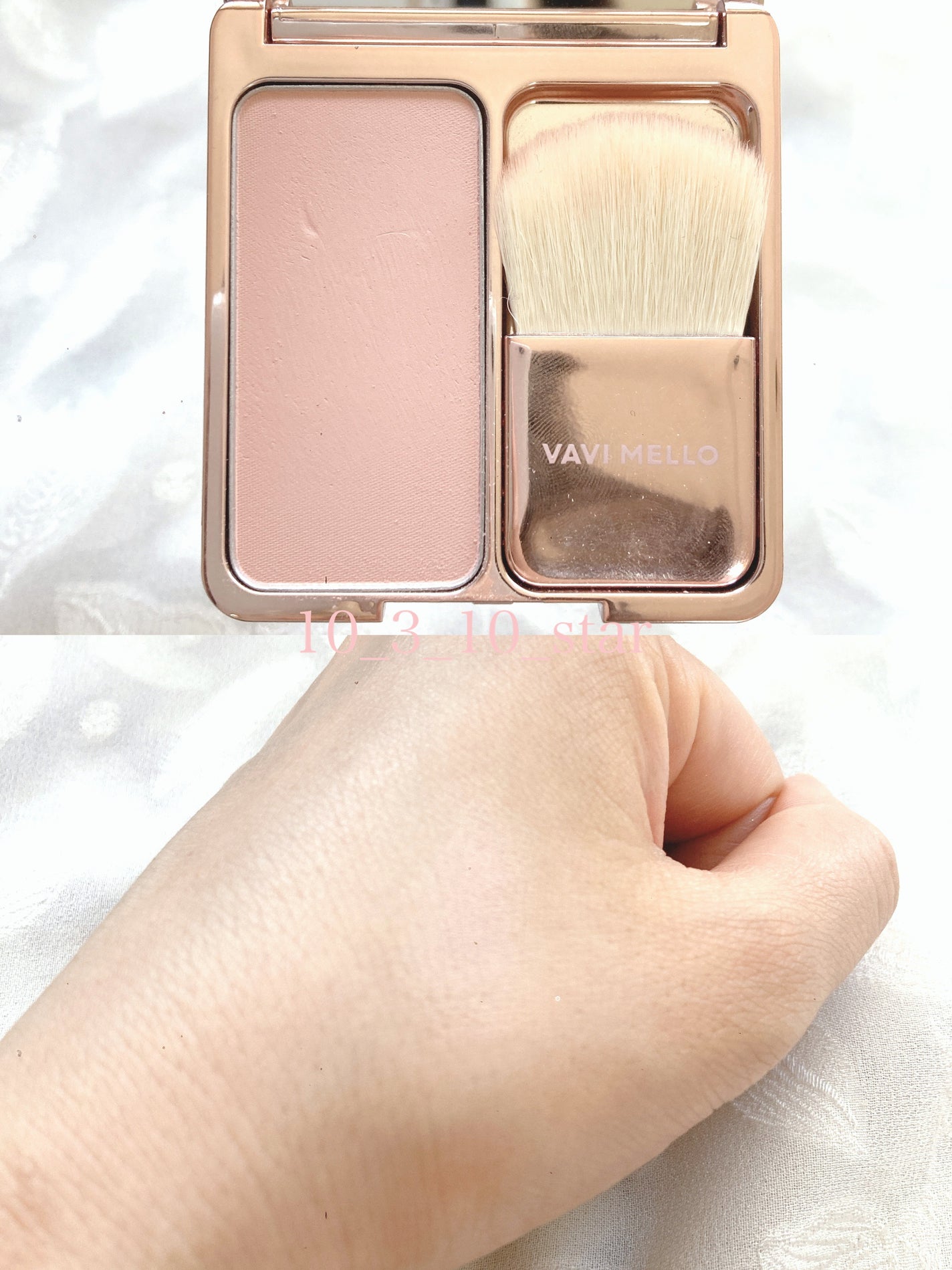 エンチャントグロウブラッシュ/VAVI MELLO/パウダーチークを使ったクチコミ(3枚目)
