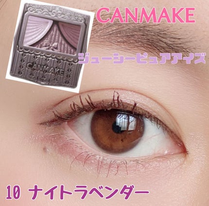 ジューシーピュアアイズ/キャンメイク/アイシャドウパレットを使ったクチコミ(1枚目)