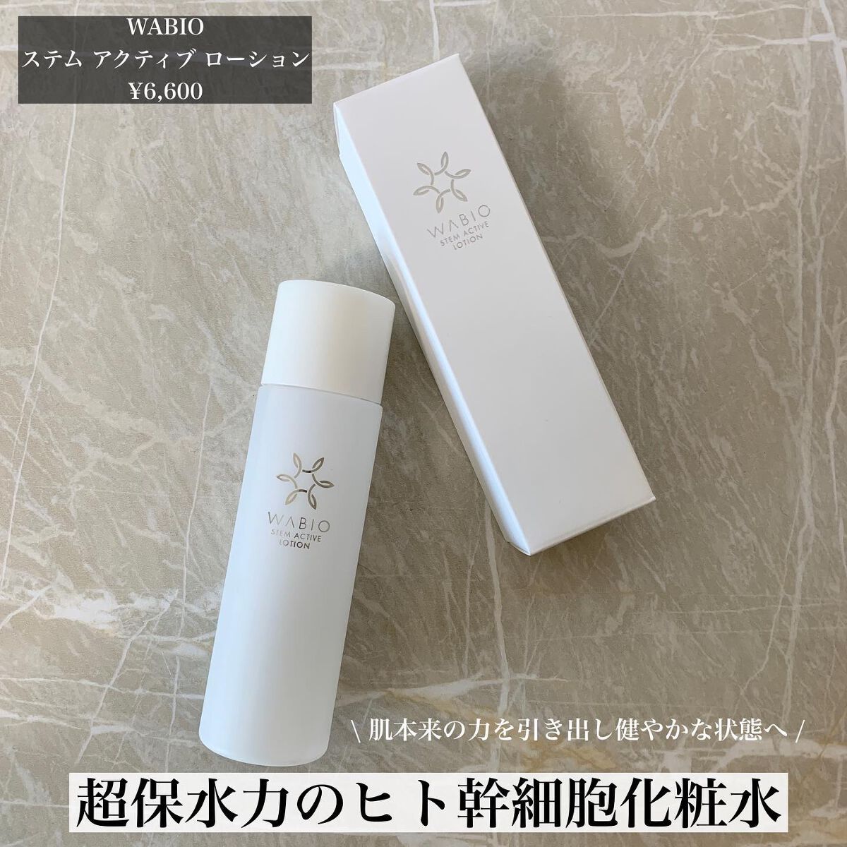 ステム アクティブ ローション/WABIO/化粧水を使ったクチコミ(2枚目)