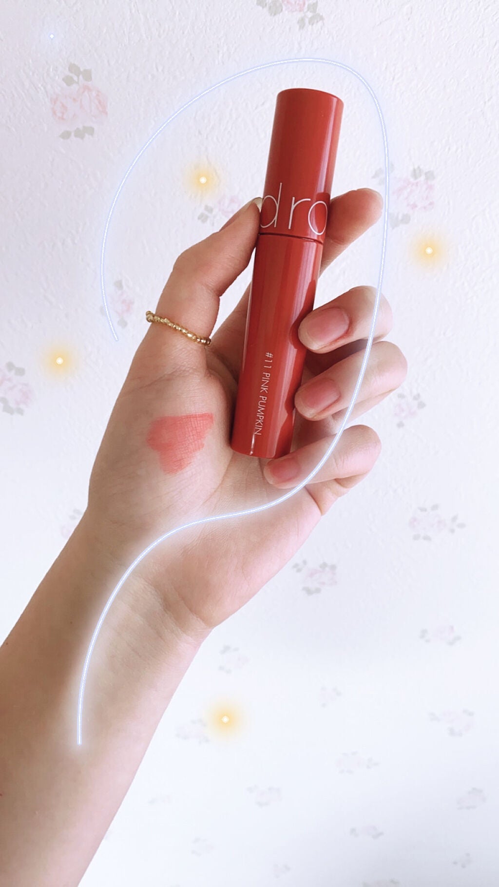 ジューシーラスティングティント/rom&nd/リップティントを使ったクチコミ(3枚目)