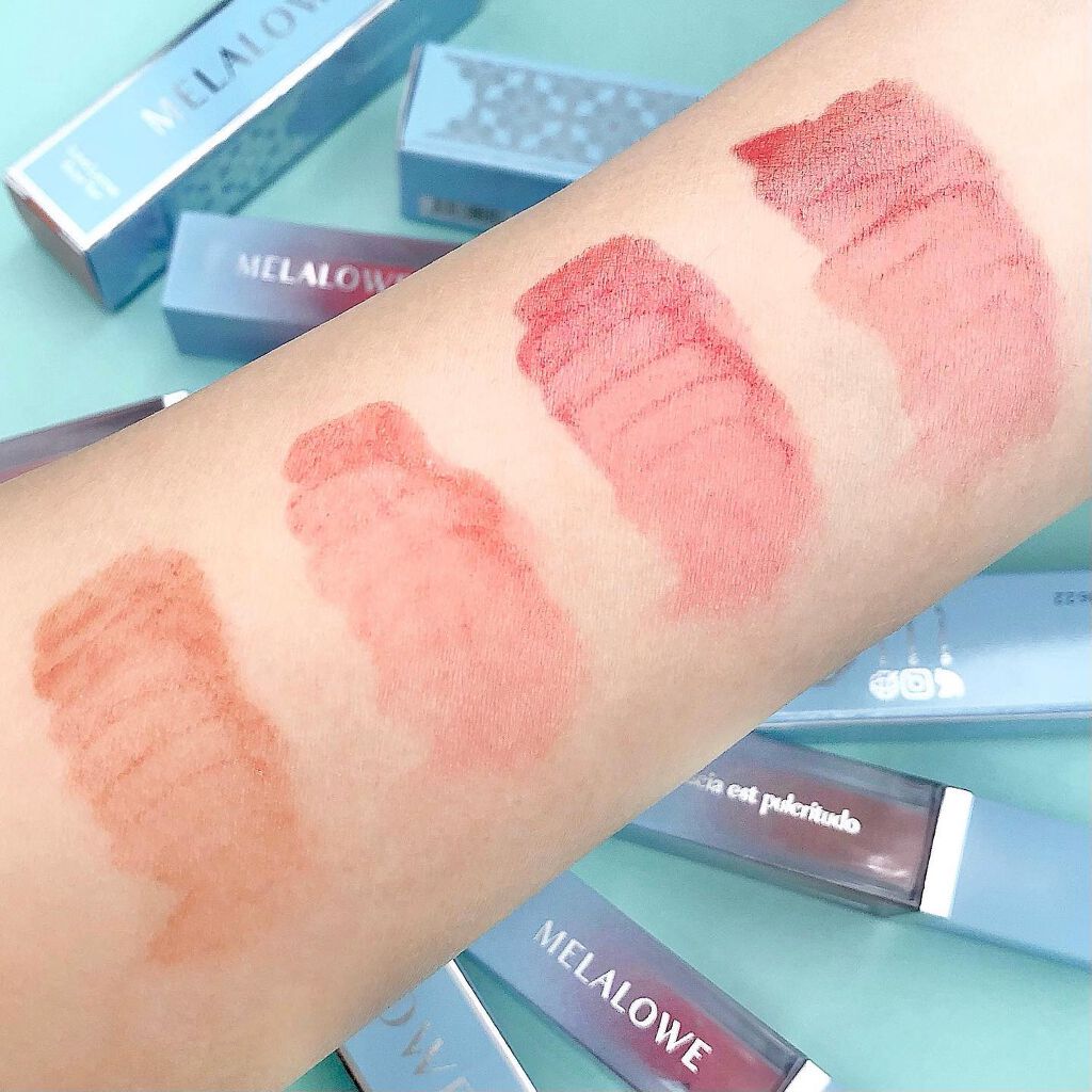 ロングラスティンググロウティント/MELALOWE/リップティントを使ったクチコミ(8枚目)