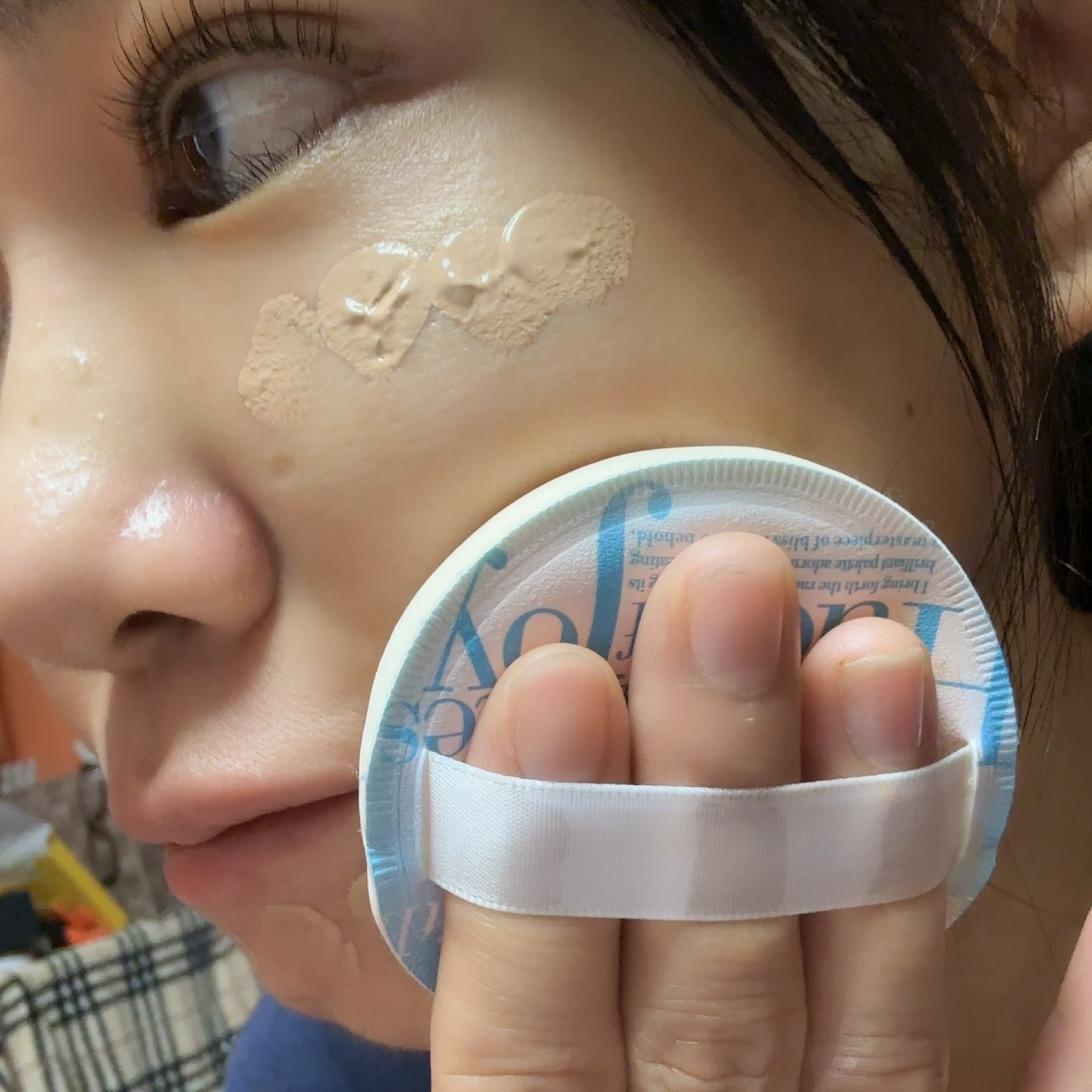 マシュマロパフ/シャープスタイル/パフ・スポンジを使ったクチコミ（3枚目）