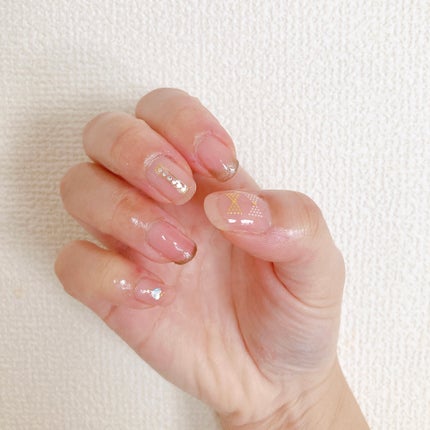 ジェルネイル(ライト対応)/セリア/ジェルネイルを使ったクチコミ(5枚目)