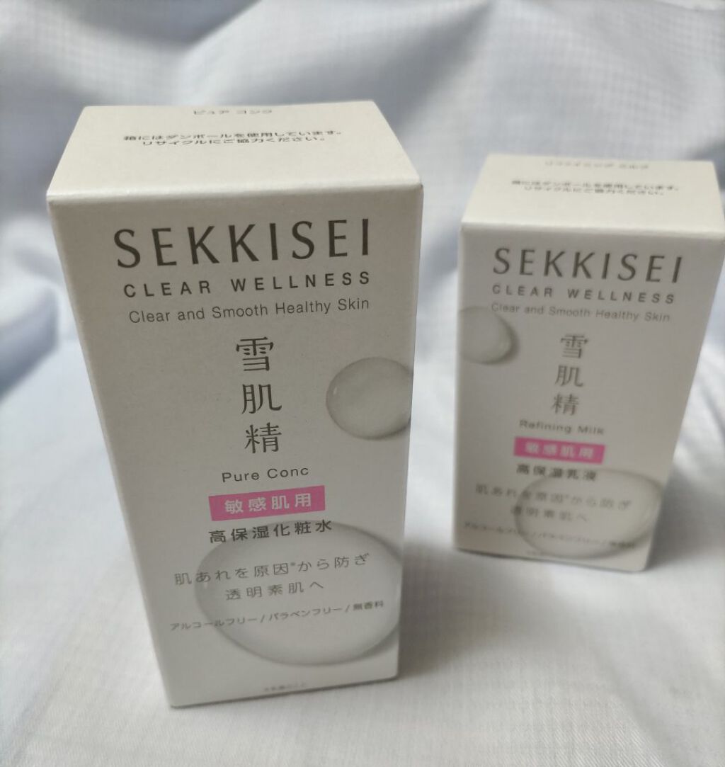 クリアウェルネス リファイニング ミルク SS 本体 90ml/雪肌精/乳液を使ったクチコミ（1枚目）