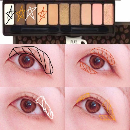 プレイカラー アイシャドウ/ETUDE/アイシャドウパレットを使ったクチコミ(2枚目)