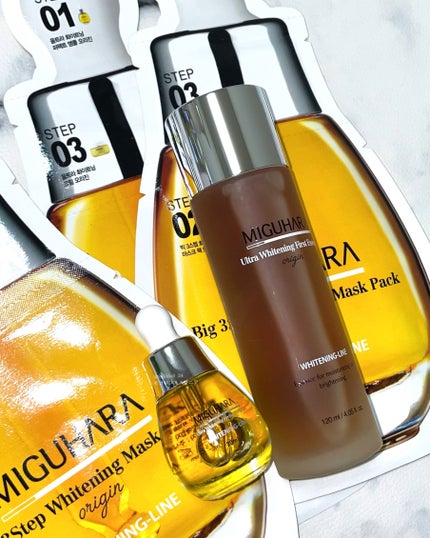Big3 Step Whitening Mask Pack/MIGUHARA/シートマスク・パックを使ったクチコミ(2枚目)