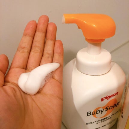 全身泡ソープしっとりタイプ/ピジョン/ボディソープを使ったクチコミ(3枚目)