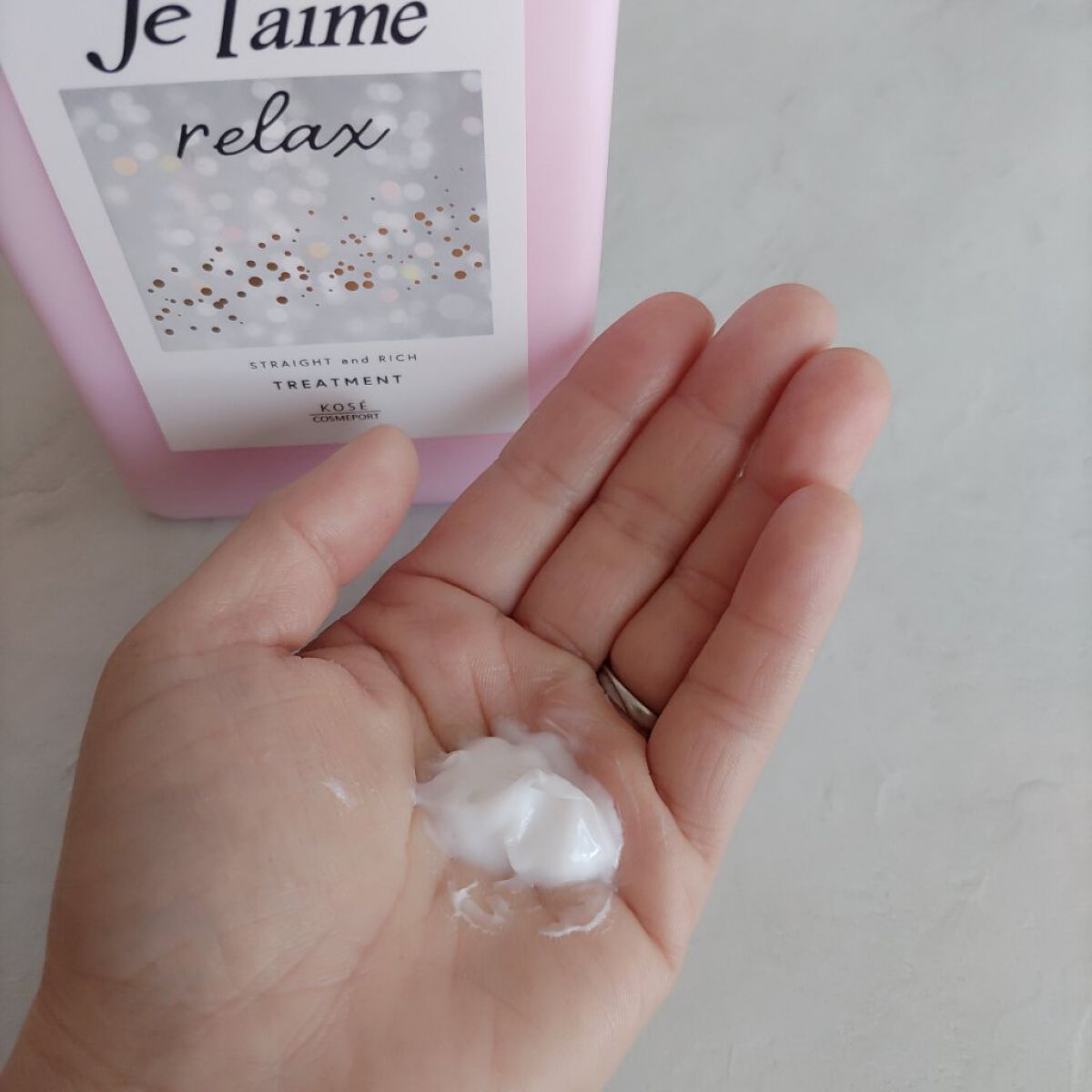 リラックス ミッドナイトリペア シャンプー／ヘアトリートメント (ストレート＆リッチ)/Je l'aime/市販シャンプーを使ったクチコミ（3枚目）