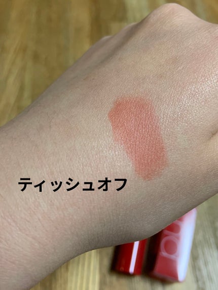 グラスティングウォーターティント/rom&nd/リップティントを使ったクチコミ(7枚目)