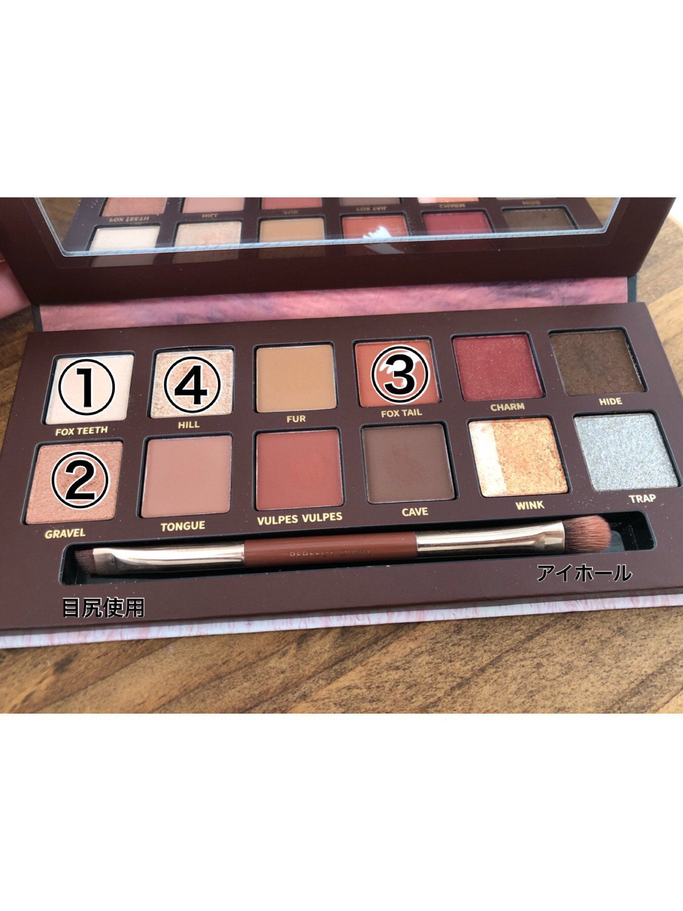 エクスプローラ12色 動物アイシャドウパレット/PERFECT DIARY/アイシャドウパレットを使ったクチコミ（2枚目）