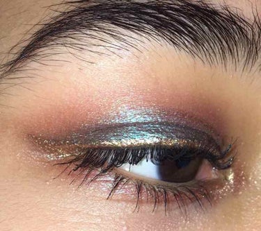 Glitter Loose Powder Make up Brighten Pigment Metallic Shimeer eye shadow/FOCALLURE/パウダーアイシャドウを使ったクチコミ（3枚目）