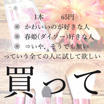 メイクブラシセット/3COINS/メイクブラシを使ったクチコミ(1枚目)
