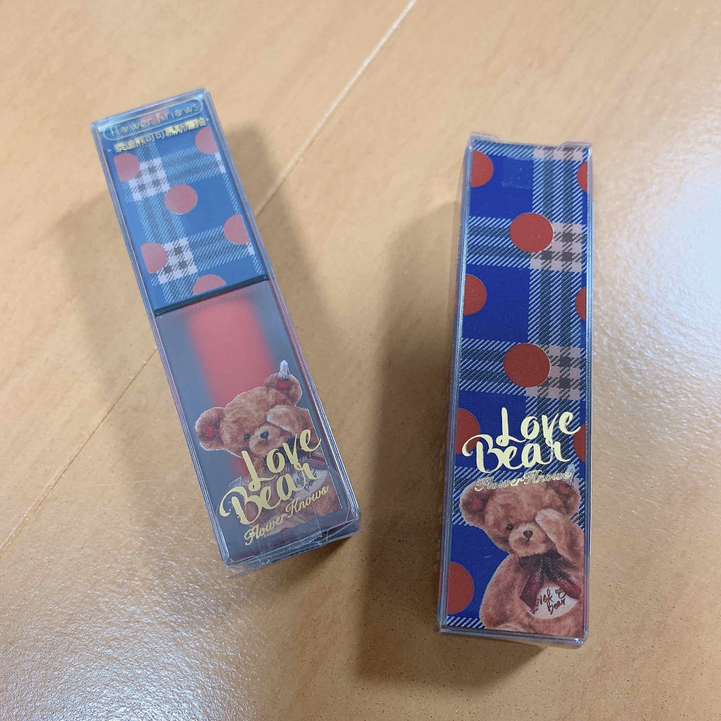 LoveBear ココアムースティントルージュ/FlowerKnows/リップティントを使ったクチコミ（1枚目）
