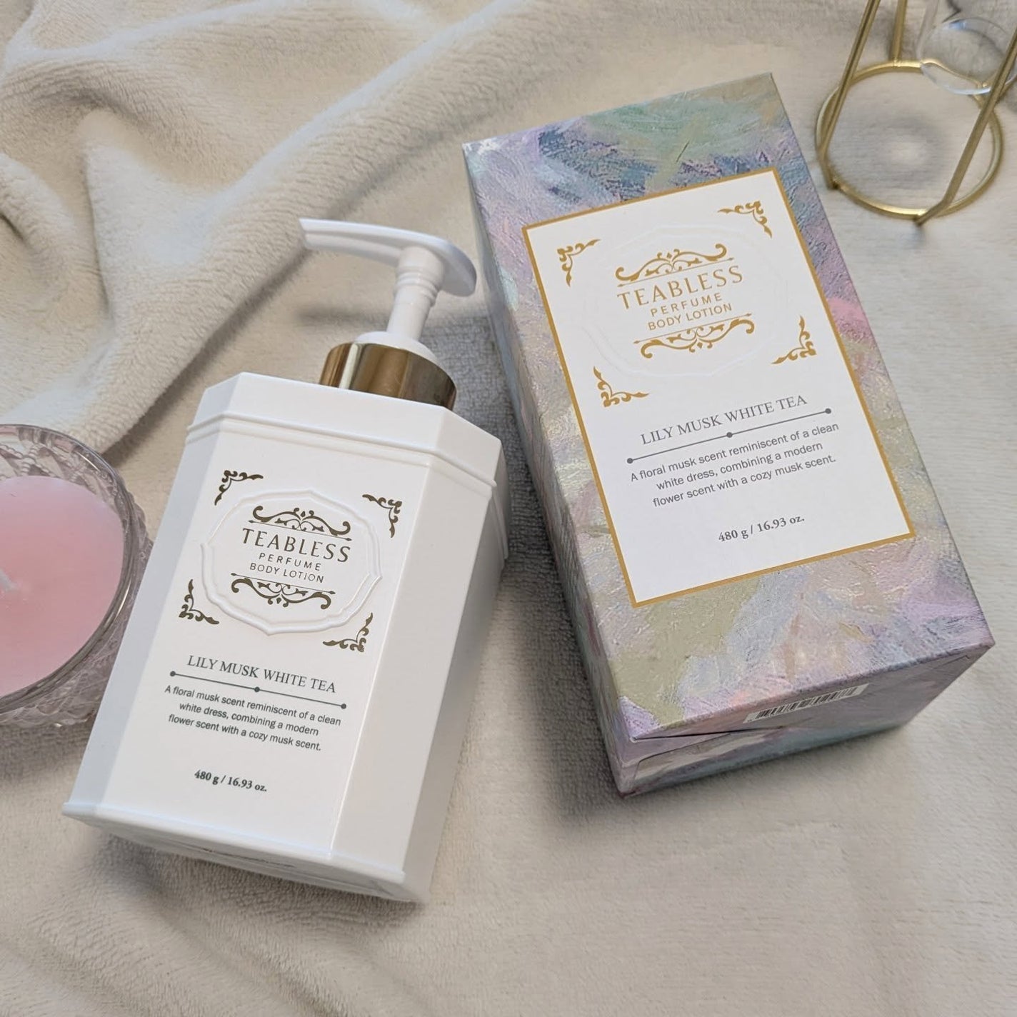 パフュームボディローション リリィムスクホワイトティー/TEABLESS/ボディローションを使ったクチコミ(5枚目)