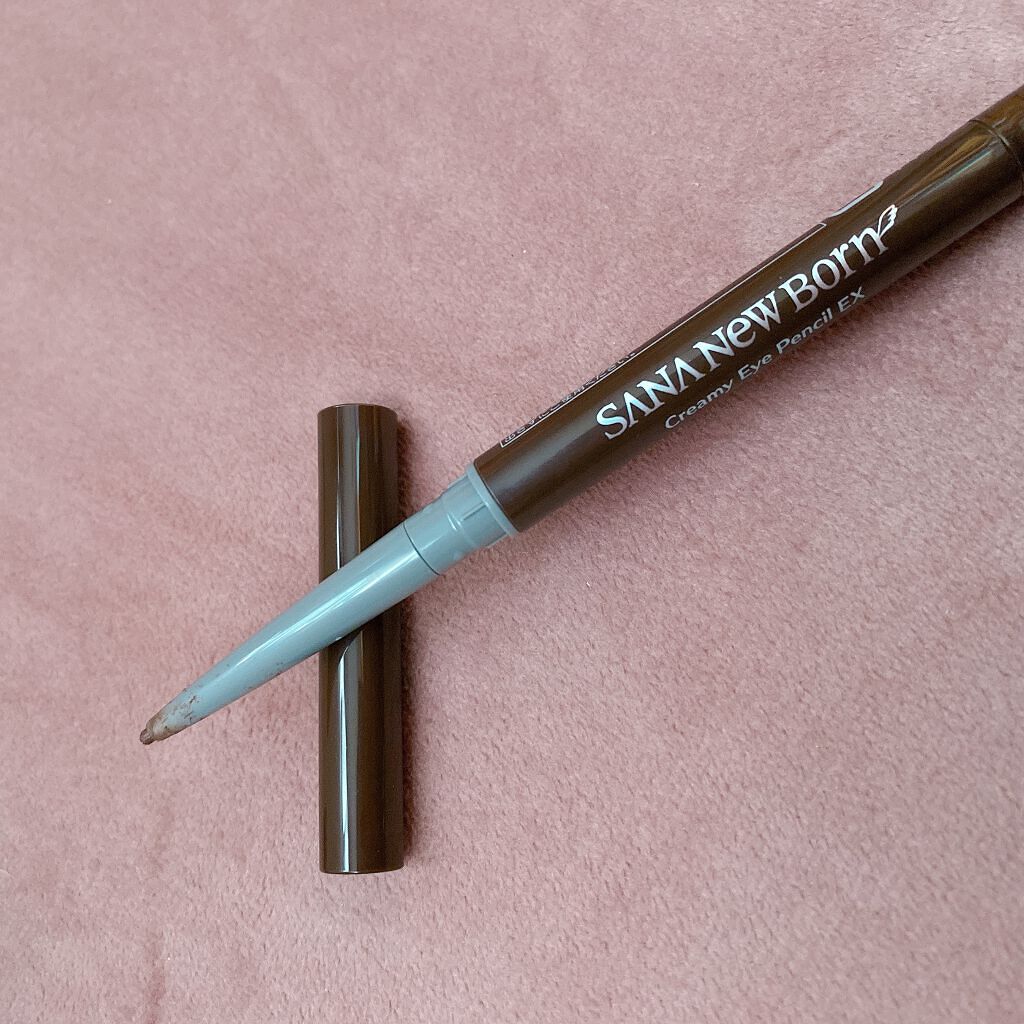  クリーミーアイペンシルEX 01ダークブラウン/サナ ニューボーン/ペンシルアイライナーを使ったクチコミ（2枚目）