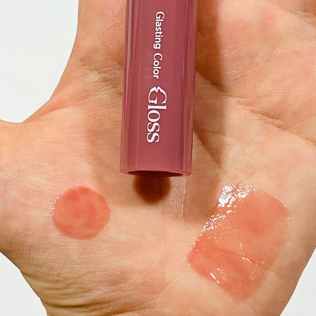 グラスティングカラーグロス/rom&nd/リップグロスを使ったクチコミ(2枚目)