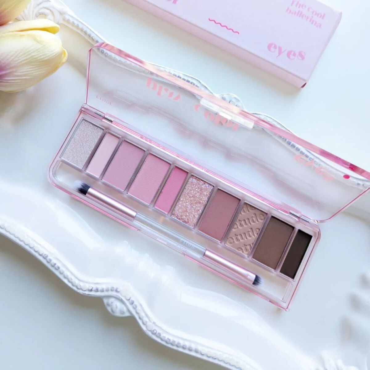 プレイカラー アイシャドウ/ETUDE/アイシャドウパレットを使ったクチコミ（3枚目）