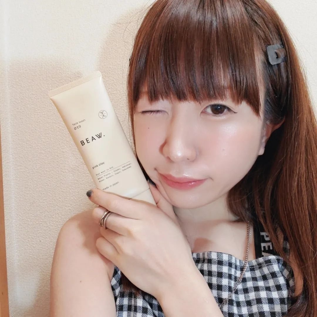 フェイスウォッシュ019 ピンククレイ/BEAW./洗顔フォームを使ったクチコミ（2枚目）