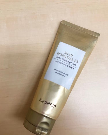 the SAEM
SNAIL ESSENTIAL EX
Deep Cleansing Foam
150g

コンシーラーなどで有名な韓国コスメ「the seam」のカタツムリエッセンス系の洗顔フォームで