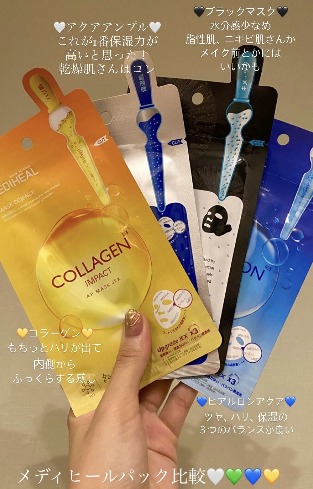 N.M.FアクアアンプルマスクJEX/MEDIHEAL/シートマスク・パックを使ったクチコミ（1枚目）