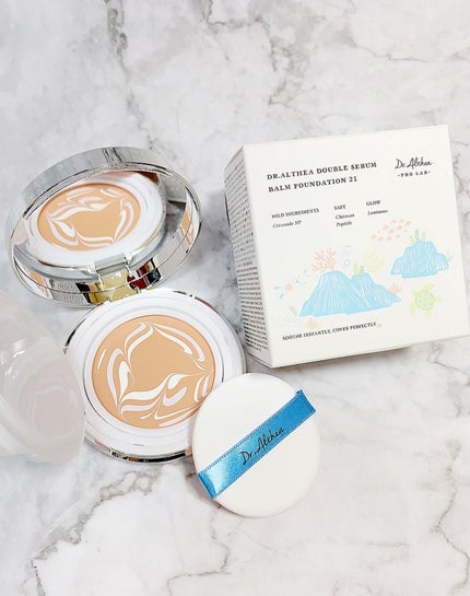 ダブル セラム バーム ファンデーション/Dr.Althea/クリーム・エマルジョンファンデーションを使ったクチコミ(1枚目)