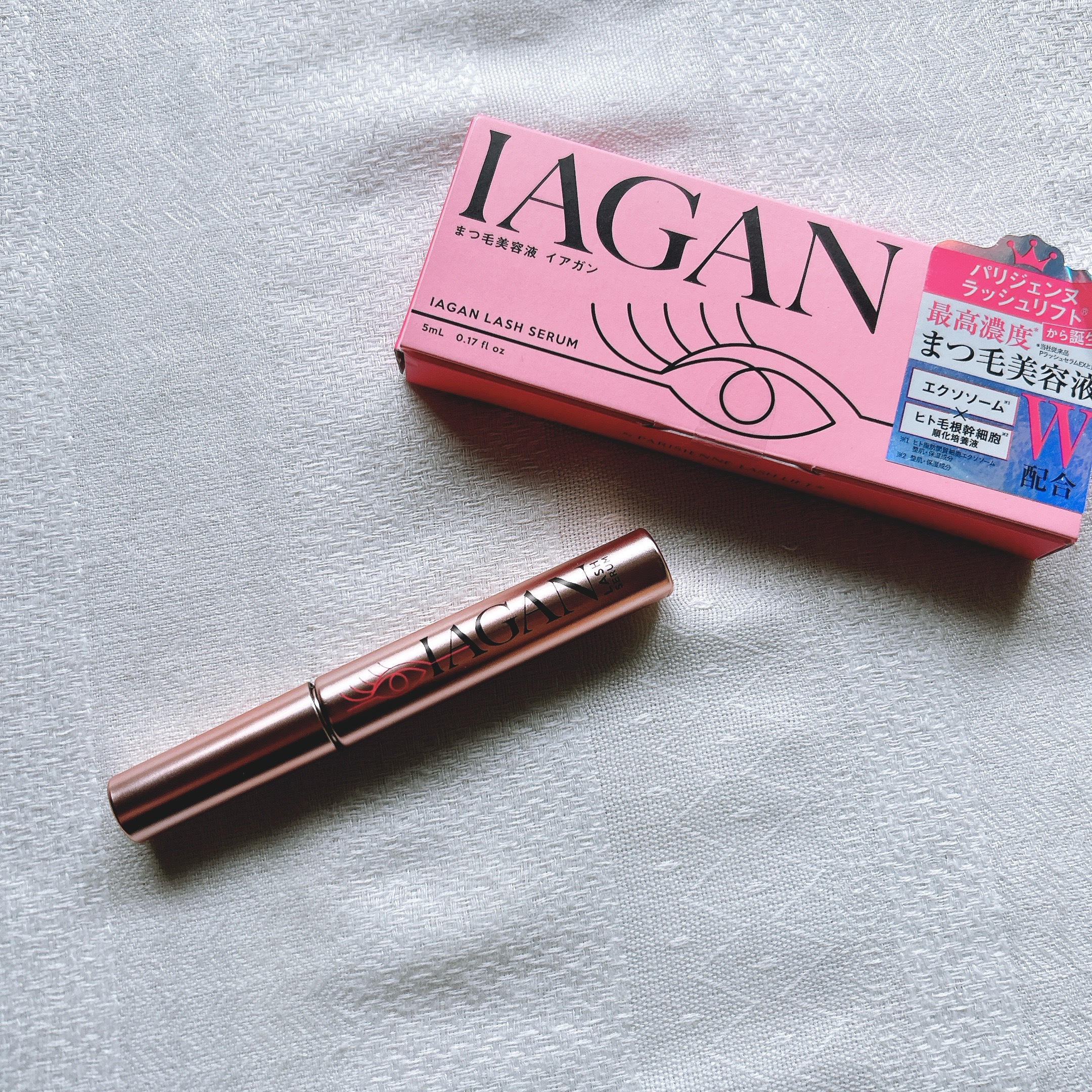IAGANラッシュセラム[まつ毛美容液]/Parico/まつげ美容液を使ったクチコミ（1枚目）