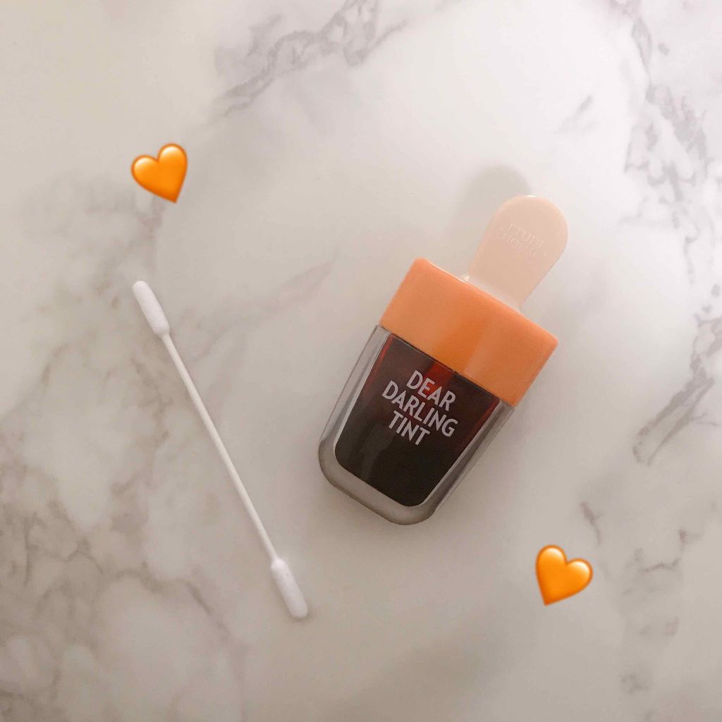 ディアダーリン ウォータージェルティント (アイスティント)/ETUDE/口紅を使ったクチコミ(2枚目)