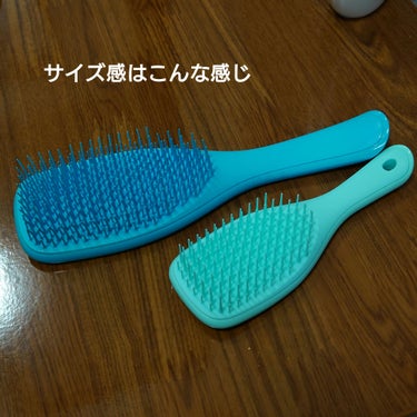 タングルティーザー ザ・アルティメットディタングラー ターコイズブルー/TANGLE TEEZER/ヘアブラシを使ったクチコミ（2枚目）