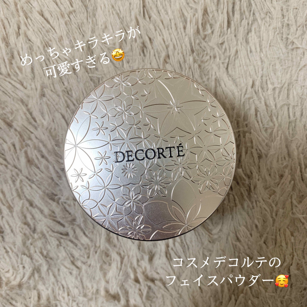 AQ MW フェイスパウダー/DECORTÉ/ルースパウダーを使ったクチコミ（1枚目）