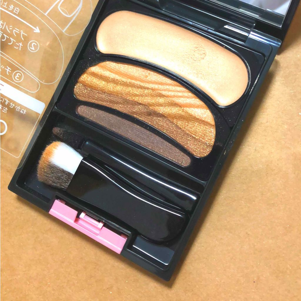 ブラシひと塗りシャドウ/オーブ/アイシャドウパレットを使ったクチコミ(2枚目)