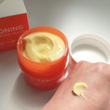 C-TONING SLEEPING MASK  /Nightingale(ナイチンゲール)/フェイスクリームを使ったクチコミ(3枚目)