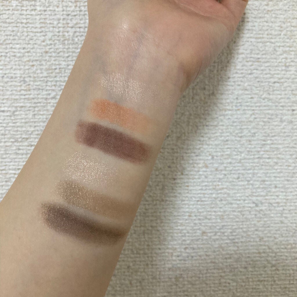 トーンアップアイシャドウ/CEZANNE/アイシャドウパレットを使ったクチコミ(3枚目)