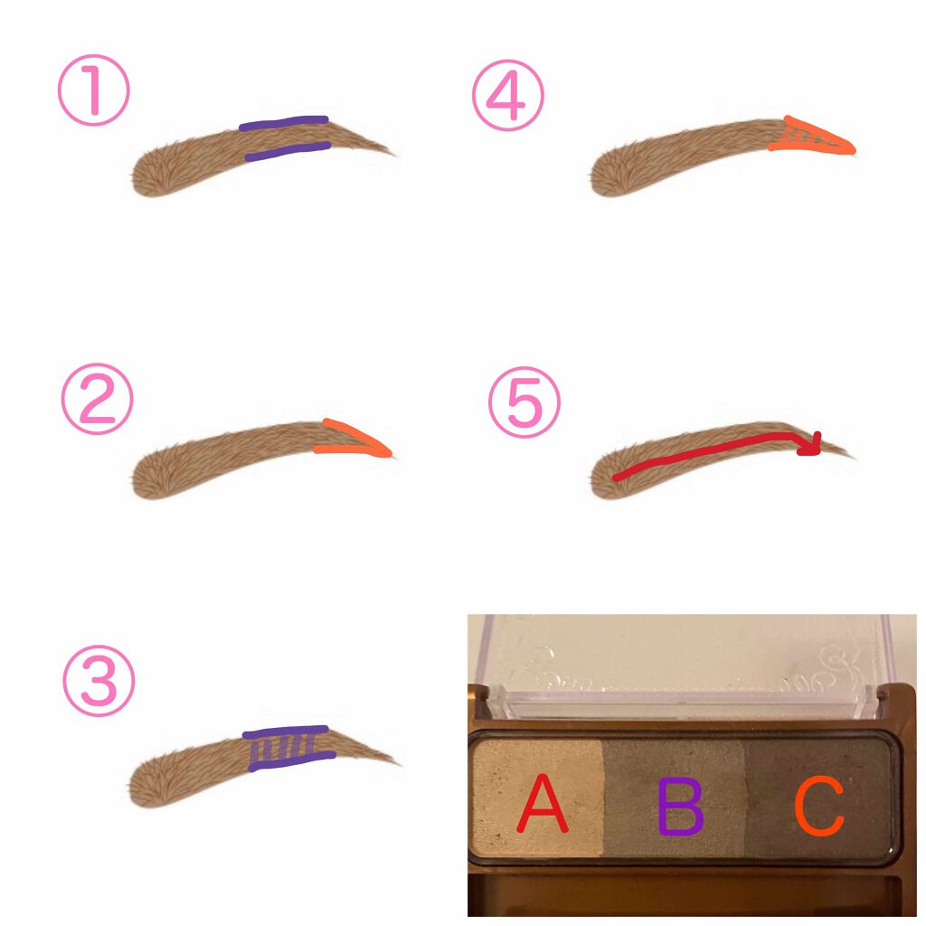 ノーズ&アイブロウパウダー/CEZANNE/パウダーアイブロウを使ったクチコミ(2枚目)