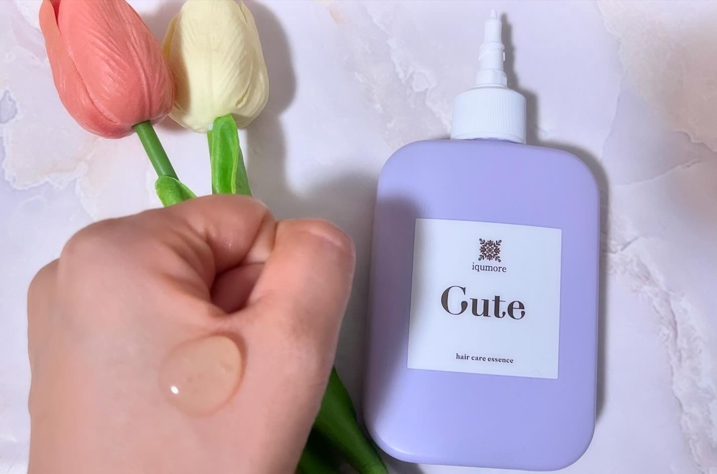 キュートヘアケアエッセンス/iqumore/頭皮ローションを使ったクチコミ（3枚目）