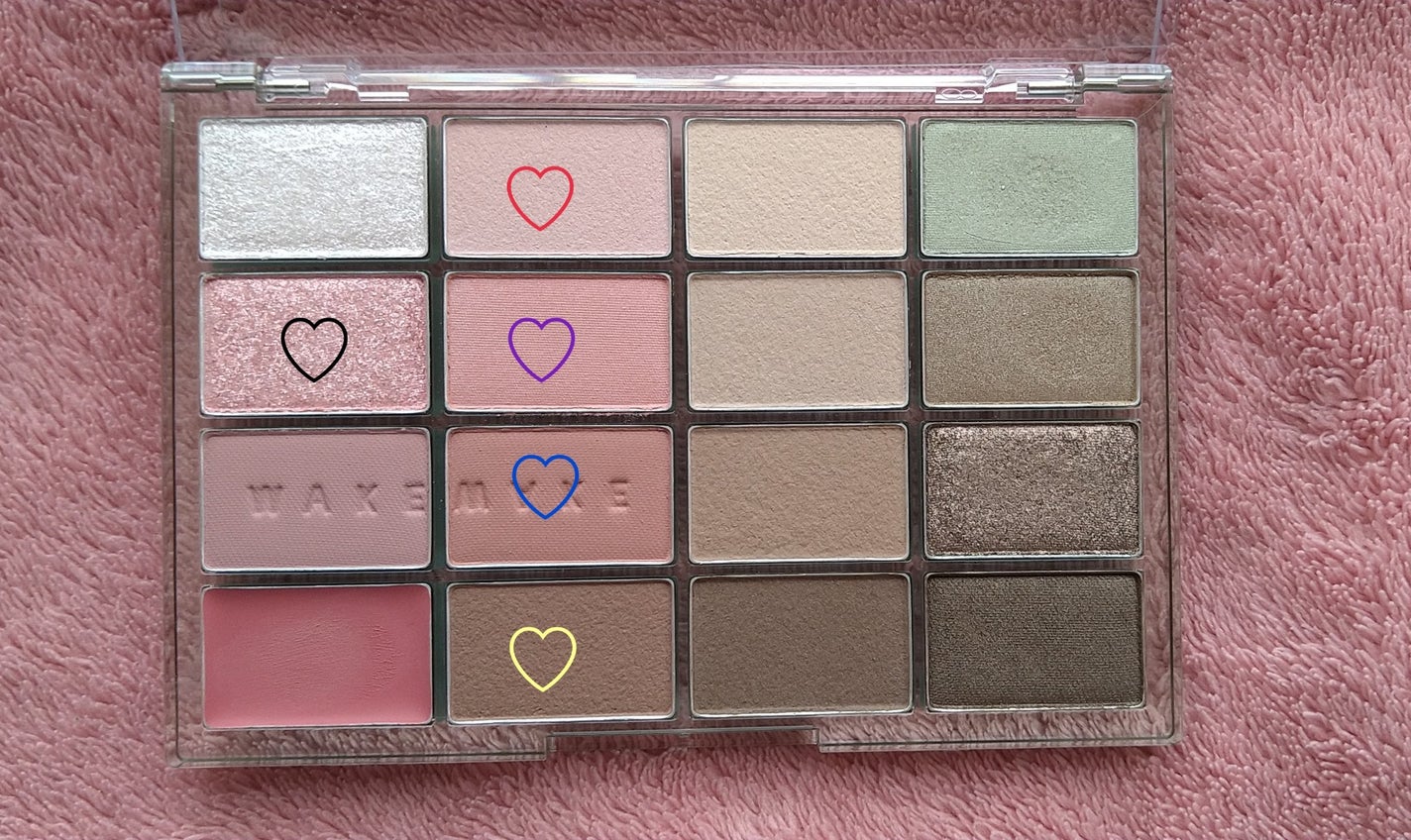 ソフトブラーリングアイパレット/wakemake/アイシャドウパレットを使ったクチコミ(5枚目)