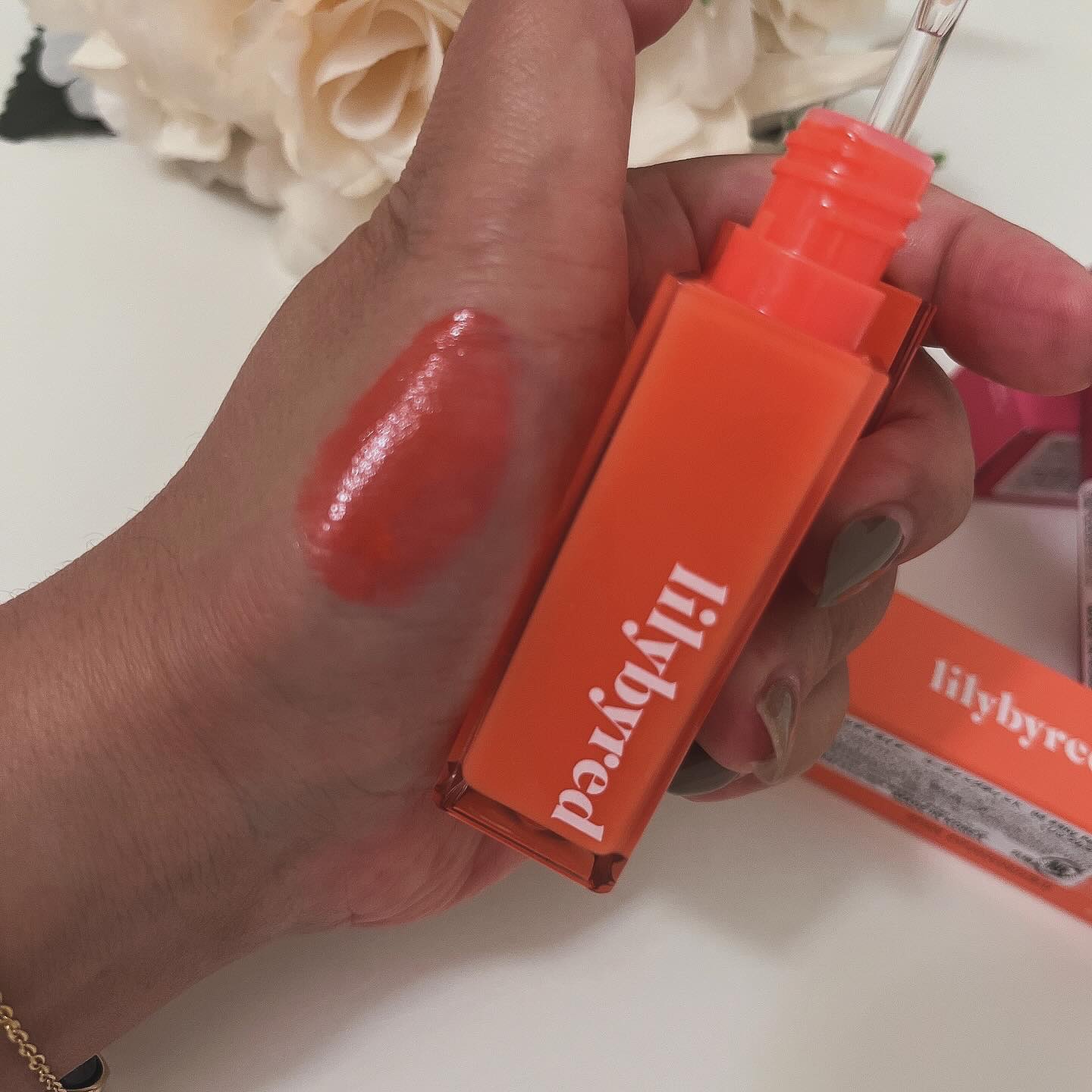 ブラッディライアー コーティングティント/lilybyred/リップティントを使ったクチコミ（3枚目）
