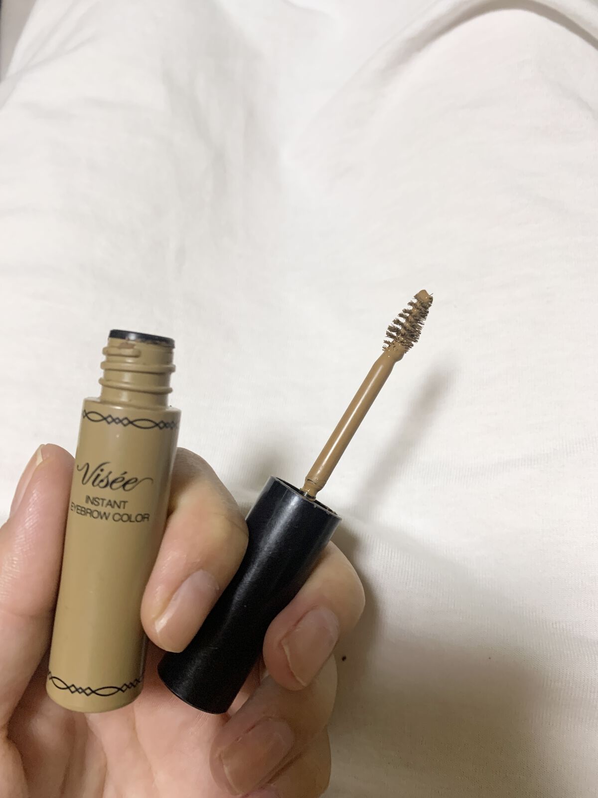 ヴィセ リシェ インスタント アイブロウ カラー BR-3 ライトブラウン/Visée/眉マスカラを使ったクチコミ（2枚目）