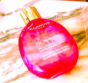 フィックス メイクアップ/CLARINS/ミスト状化粧水を使ったクチコミ（1枚目）